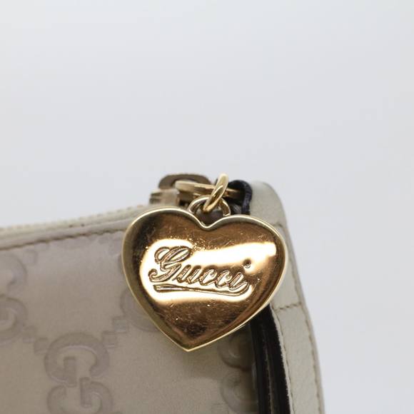 GUCCI GG Canvas ssima Long Wallet White 245914 Auth am4402 - Picture 9 of 16